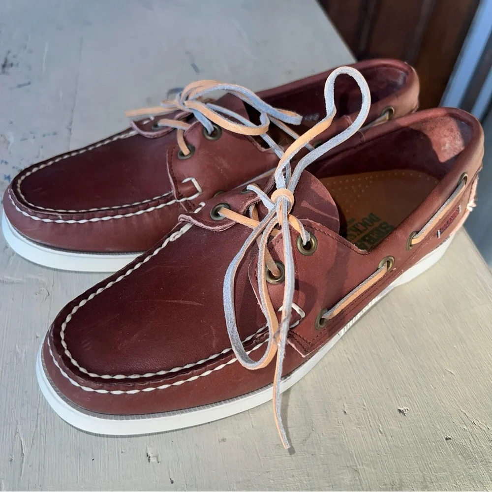 Sebago Portland Docksides Brown Women’s Size 7.5M EUC
